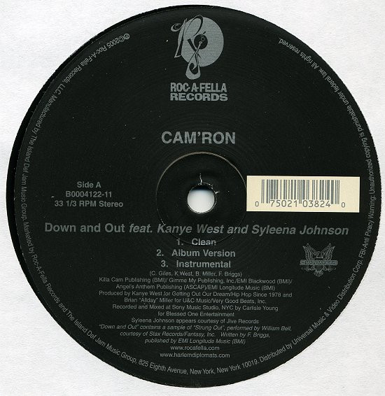 Cam'ron - Down And Out | Roc-A-Fella Records (B0004122-11) - 2 Cam'ron - Down And Out | Roc-A-Fella Records (B0004122-11) - 2