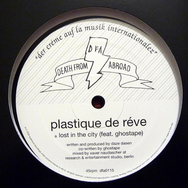 Plastique de Rêve - Lost In The City | Death From Abroad (dfa0115) - main