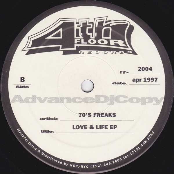70's Freaks - Love & Life EP | 4th Floor Records (FF 2004) - main 70's Freaks - Love & Life EP | 4th Floor Records (FF 2004) - main