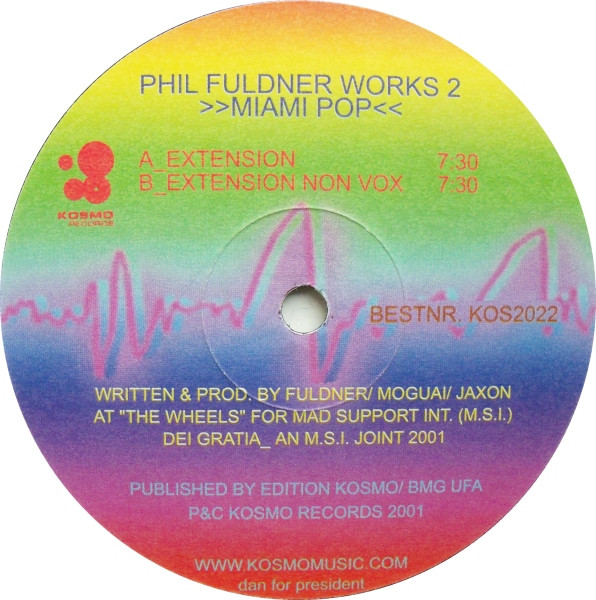 Phil Fuldner - Miami Pop | Kosmo Records (KOS2022) - main