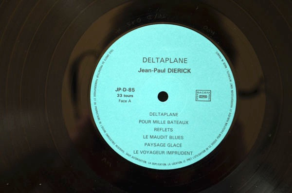 Jean-Paul Diérick - Deltaplane | Not On Label (JP-D-85) - 3