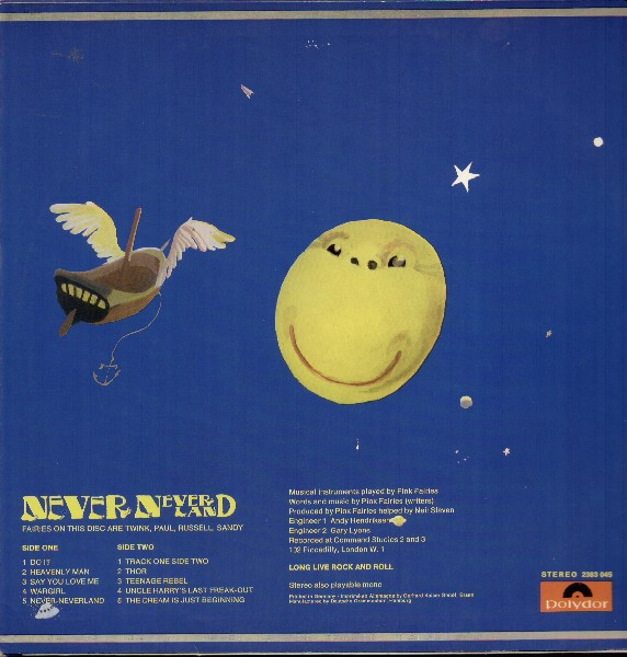 The Pink Fairies - Never - Neverland | Polydor (2383 045) - 2