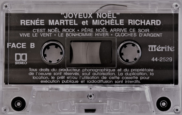 Michèle Richard & Renée Martel - Joyeux Noël | Disques Mérite (44-2529) - 4 Michèle Richard & Renée Martel - Joyeux Noël | Disques Mérite (44-2529) - 4