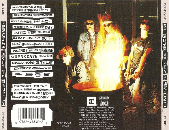 Mudhoney - My Brother The Cow | Reprise Records (9362-45840-2) - 2 Mudhoney - My Brother The Cow | Reprise Records (9362-45840-2) - 2