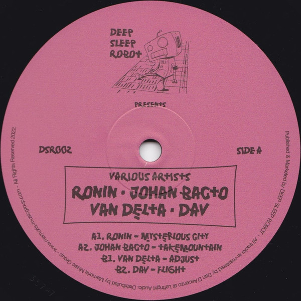 Various - Ronin + Johan Bacto + Van Delta + Dav | Deep Sleep Robot (DSR002) - 3 Various - Ronin + Johan Bacto + Van Delta + Dav | Deep Sleep Robot (DSR002) - 3