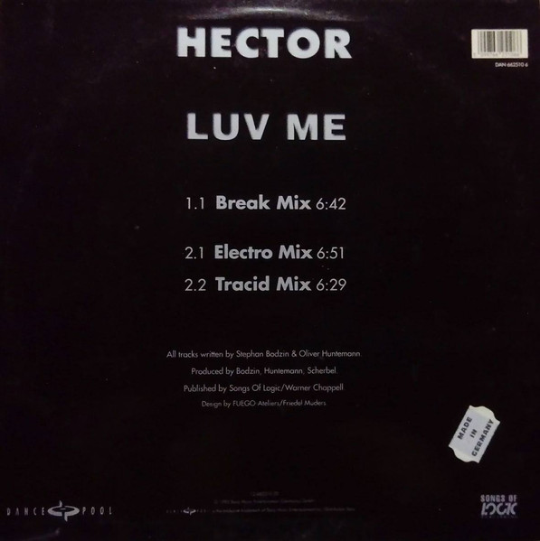 Hector - Luv Me | Dance Pool (DAN 662510 6) - 2 Hector - Luv Me | Dance Pool (DAN 662510 6) - 2