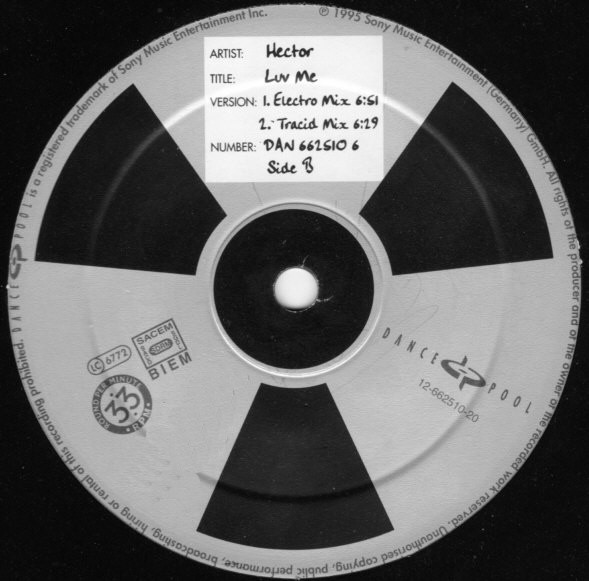 Hector - Luv Me | Dance Pool (DAN 662510 6) - 4 Hector - Luv Me | Dance Pool (DAN 662510 6) - 4
