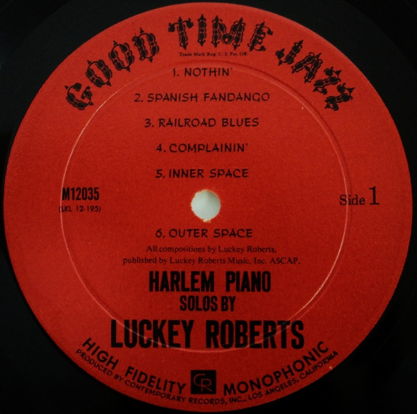 Charles "Luckey" Roberts & Willie "The Lion" Smith - Luckey & The Lion: Harlem Piano Solos By Luckey Roberts & Willie 'The Lion' Smith | Good Time Jazz (M12035) - 3