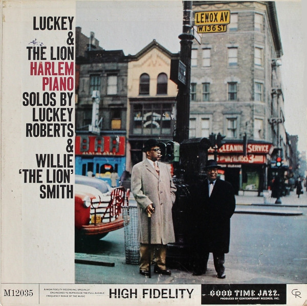Charles "Luckey" Roberts & Willie "The Lion" Smith - Luckey & The Lion: Harlem Piano Solos By Luckey Roberts & Willie 'The Lion' Smith | Good Time Jazz (M12035) - main