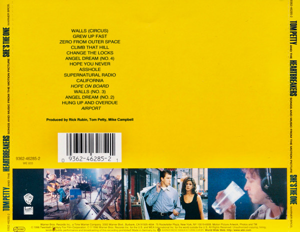 Tom Petty And The Heartbreakers - She's The One - Songs And Music From The Motion Picture | Warner Bros. Records (9362-46285-2) - 2