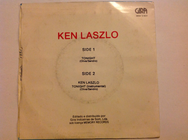 Ken Laszlo - Tonight | Gira (MEM S/601) - 2