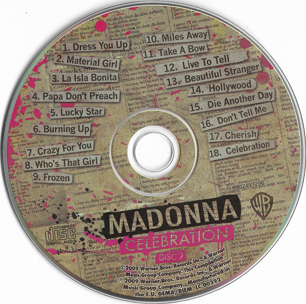 Madonna - Celebration | Warner Bros. Records (9362-49729-6) - 4