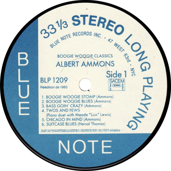 Albert Ammons / Pete Johnson - Boogie Woogie Classics | Blue Note (BLP 1209) - 3 Albert Ammons / Pete Johnson - Boogie Woogie Classics | Blue Note (BLP 1209) - 3