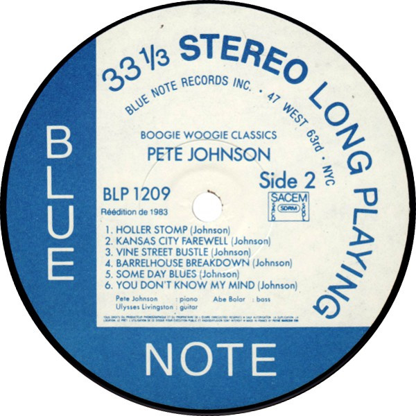 Albert Ammons / Pete Johnson - Boogie Woogie Classics | Blue Note (BLP 1209) - 4 Albert Ammons / Pete Johnson - Boogie Woogie Classics | Blue Note (BLP 1209) - 4