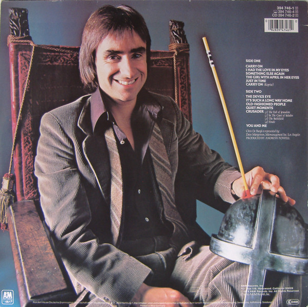 Chris de Burgh - Crusader | A&M Records (394 746-1) - 2