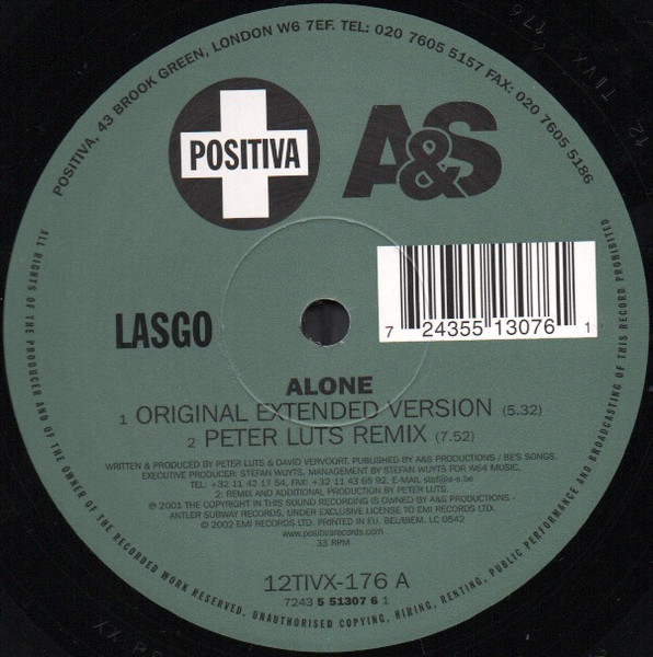 Lasgo - Alone | Positiva (12TIVX-176) - 3