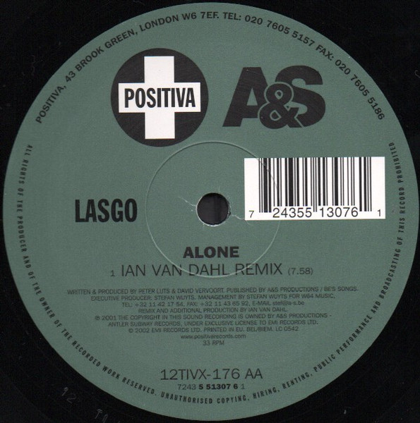 Lasgo - Alone | Positiva (12TIVX-176) - 4