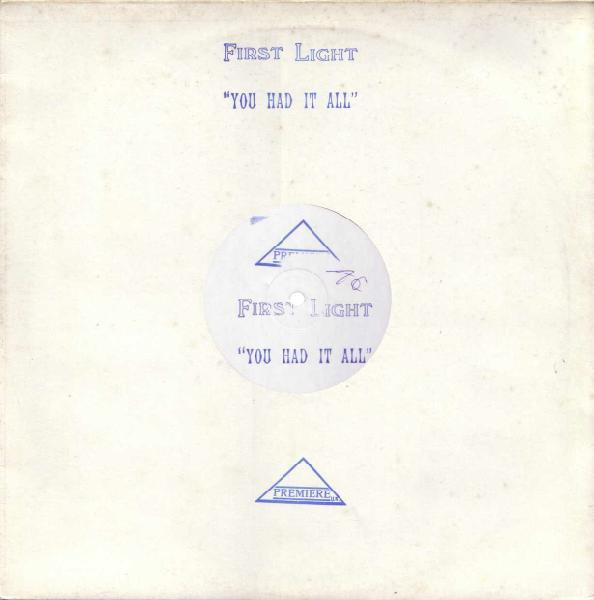 First Light - You Had It All | Sgt Peppers (SGT 122) - main First Light - You Had It All | Sgt Peppers (SGT 122) - main
