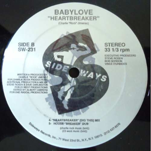 Babylove - Heartbreaker | Sideways Records (SW-231) - 2