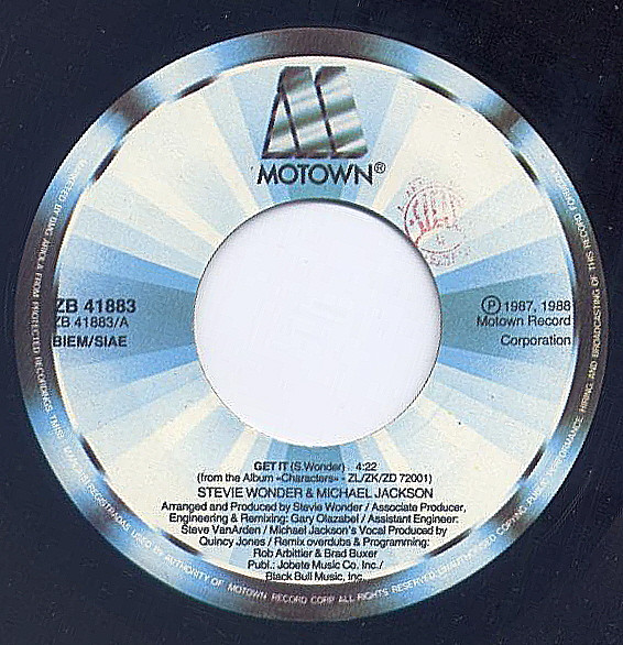 Stevie Wonder And Michael Jackson - Get It | Motown (ZB 41883) - 4