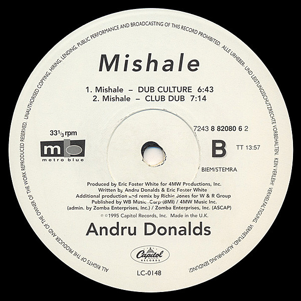 Andru Donalds - Mishale | Capitol Records (7243 8 82080 6 2) - 4 Andru Donalds - Mishale | Capitol Records (7243 8 82080 6 2) - 4
