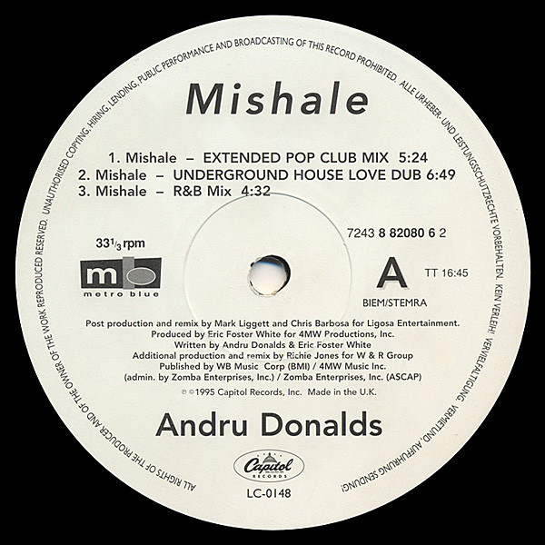Andru Donalds - Mishale | Capitol Records (7243 8 82080 6 2) - 3 Andru Donalds - Mishale | Capitol Records (7243 8 82080 6 2) - 3