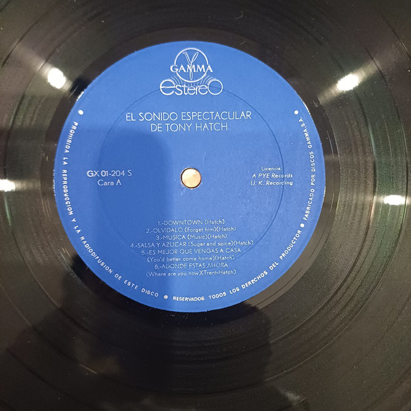Tony Hatch - El Espectacular Sonido De Tony Hatch | Gamma (GX 01-204 S) - 3 Tony Hatch - El Espectacular Sonido De Tony Hatch | Gamma (GX 01-204 S) - 3