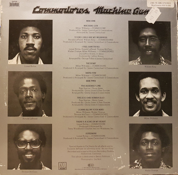 Commodores - Machine Gun | Motown (257·15·001) - 2 Commodores - Machine Gun | Motown (257·15·001) - 2
