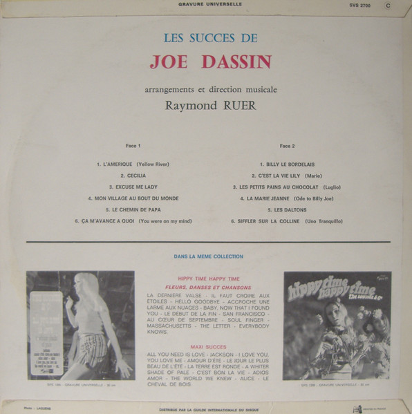 Raymond Ruer - L'Orchestre Joue Joe Dassin | Concert Hall (SVS-2700) - 2 Raymond Ruer - L'Orchestre Joue Joe Dassin | Concert Hall (SVS-2700) - 2