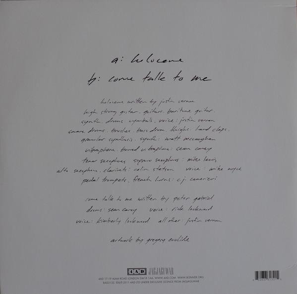Bon Iver - Holocene | 4AD (BAD3132)