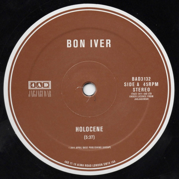 Bon Iver - Holocene | 4AD (BAD3132) - 2