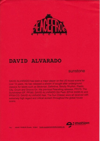 David Alvarado - Devotional | Peacefrog Records (PFG002) - 3