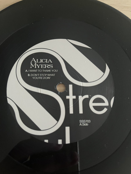 Alicia Myers - I Want To Thank You / Don't Stop What You're Doin | South Street Soul (SSS703)
