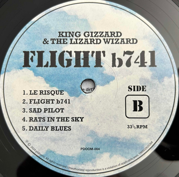 King Gizzard And The Lizard Wizard - Flight b741 | p(doom) Records (PDOOM-004) - 3 King Gizzard And The Lizard Wizard - Flight b741 | p(doom) Records (PDOOM-004) - 3