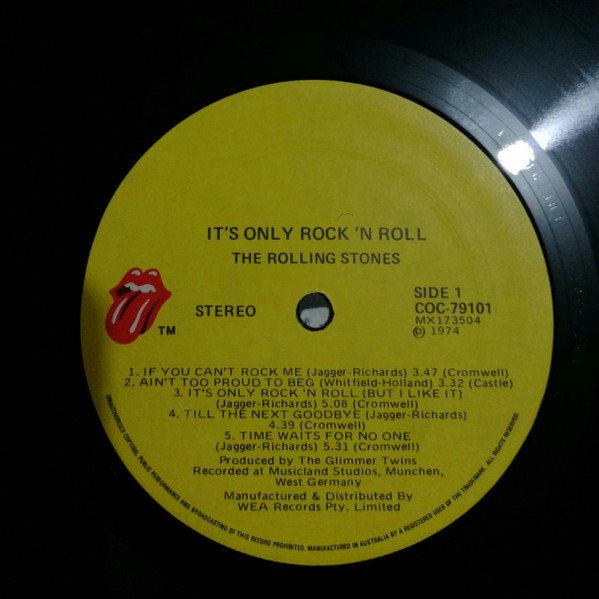 The Rolling Stones - It's Only Rock 'N Roll | Rolling Stones Records (COC 79101) - 2