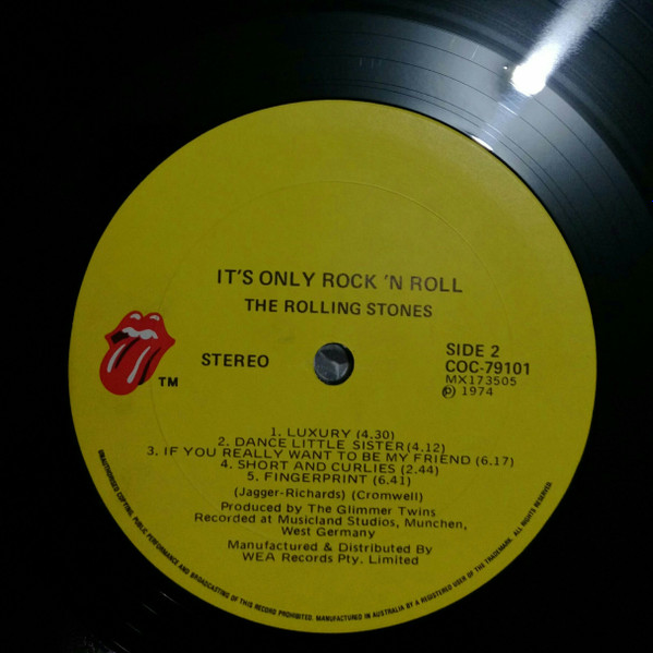 The Rolling Stones - It's Only Rock 'N Roll | Rolling Stones Records (COC 79101) - 3