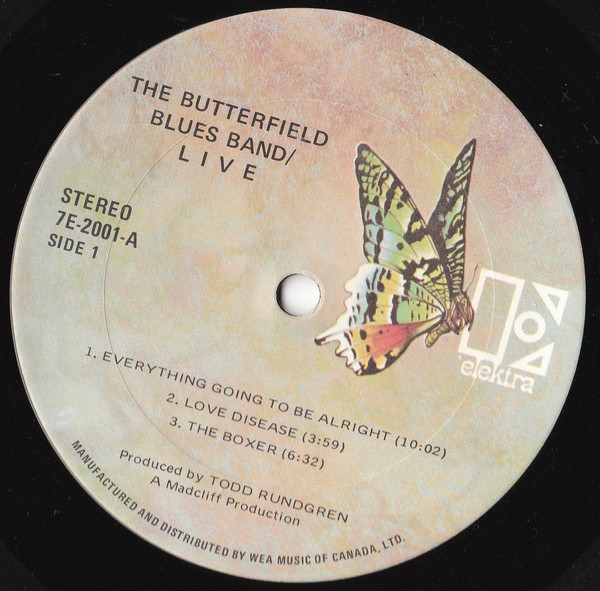 The Paul Butterfield Blues Band - Live (2LP) [Vinyl] | Elektra (7E-2001) - 4