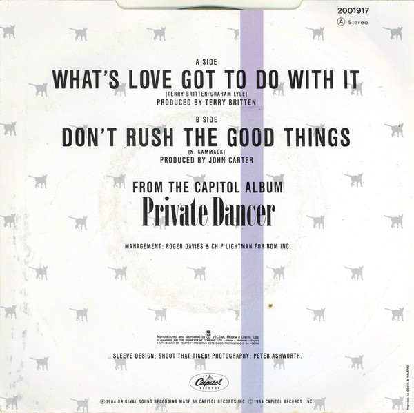 Tina Turner - What's Love Got To Do With It | Capitol Records (2001917) - 2
