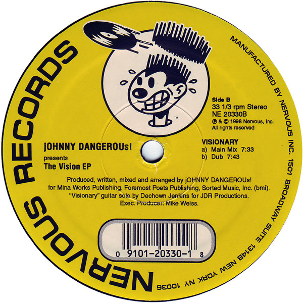 Johnny Dangerous - The Vision EP | Nervous Records (NE 20330) - 2