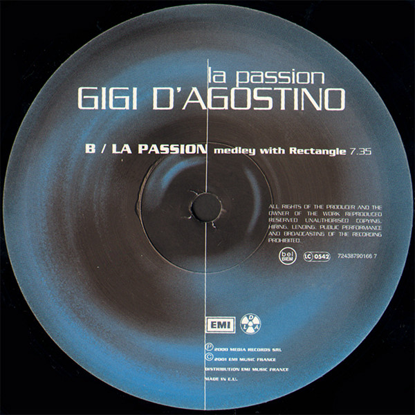 Gigi D'Agostino - La Passion | EMI Music France (7243 8 79016 6 7) - 4 Gigi D'Agostino - La Passion | EMI Music France (7243 8 79016 6 7) - 4