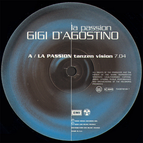 Gigi D'Agostino - La Passion | EMI Music France (7243 8 79016 6 7) - 3 Gigi D'Agostino - La Passion | EMI Music France (7243 8 79016 6 7) - 3