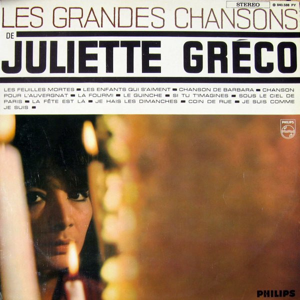 Juliette Gréco - Les Grandes Chansons De Juliette Gréco | Philips (840.588 PY) Juliette Gréco - Les Grandes Chansons De Juliette Gréco | Philips (840.588 PY)