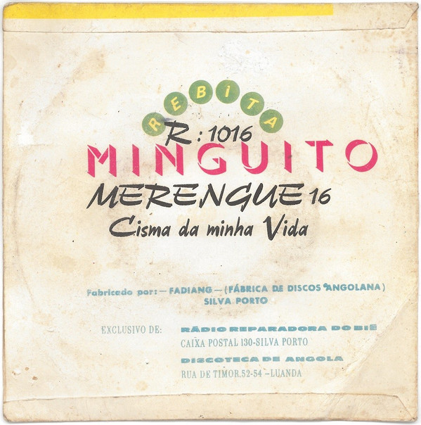 Minguito - Merengue 16 / Cisma Da Minha Vida | Rebita (R: 1016) - 2