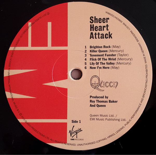 Queen - Sheer Heart Attack | Virgin EMI Records (602547202680) - 2