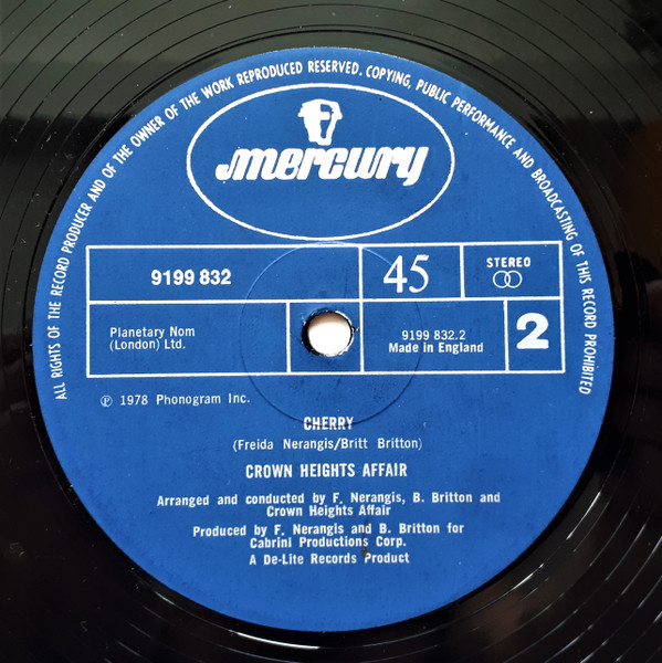 Crown Heights Affair - Galaxy Of Love | Mercury (9199 832) - 2