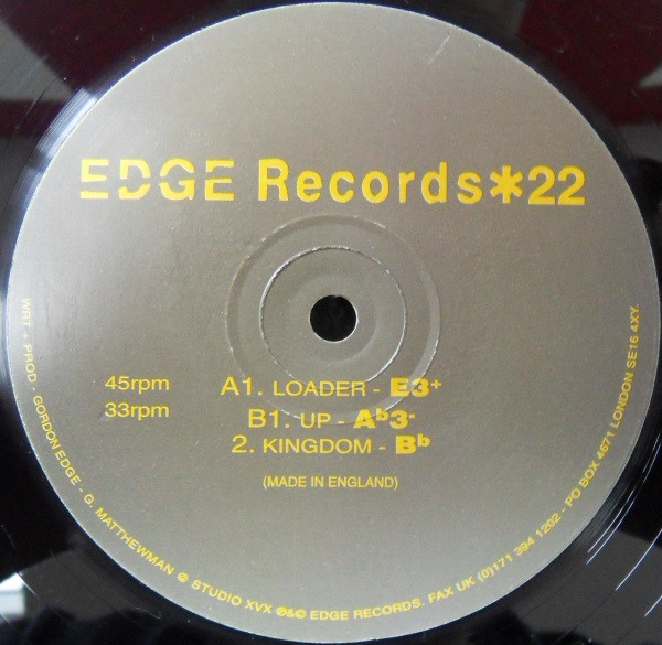 Gordon Edge - *22 | Edge Records (EDGE 22) - main