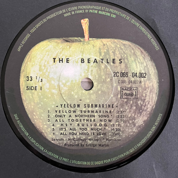 The Beatles - Yellow Submarine | Apple Records (2C 066 04002) - 2 The Beatles - Yellow Submarine | Apple Records (2C 066 04002) - 2
