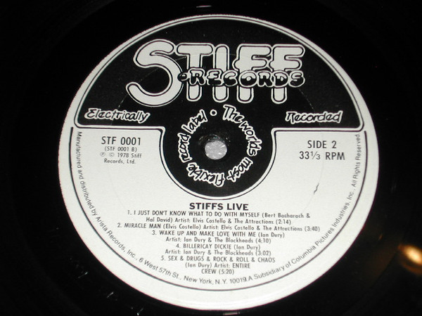 Various - Stiffs Live | Stiff Records (STF 0001) - 3