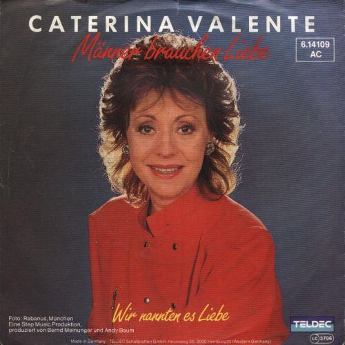 Caterina Valente - Männer Brauchen Liebe | TELDEC (6.14109)
