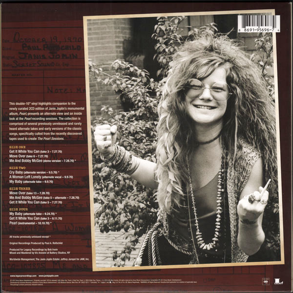 Janis Joplin - Highlights From The Pearl Sessions 10" | Columbia (88691956967) - 2 Janis Joplin - Highlights From The Pearl Sessions 10" | Columbia (88691956967) - 2